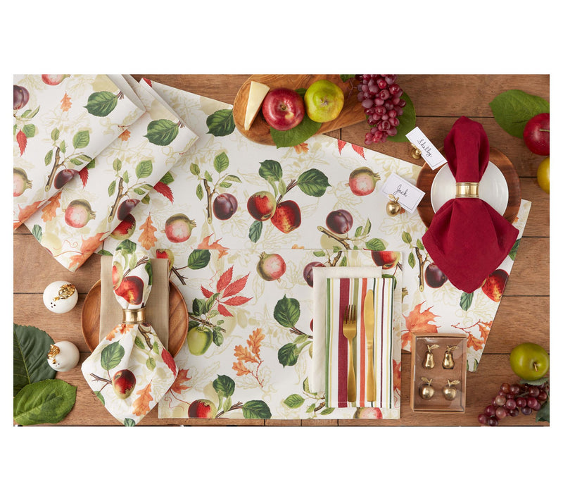 Design Imports Set/4 Apple Pear Placecard Holders — View 4