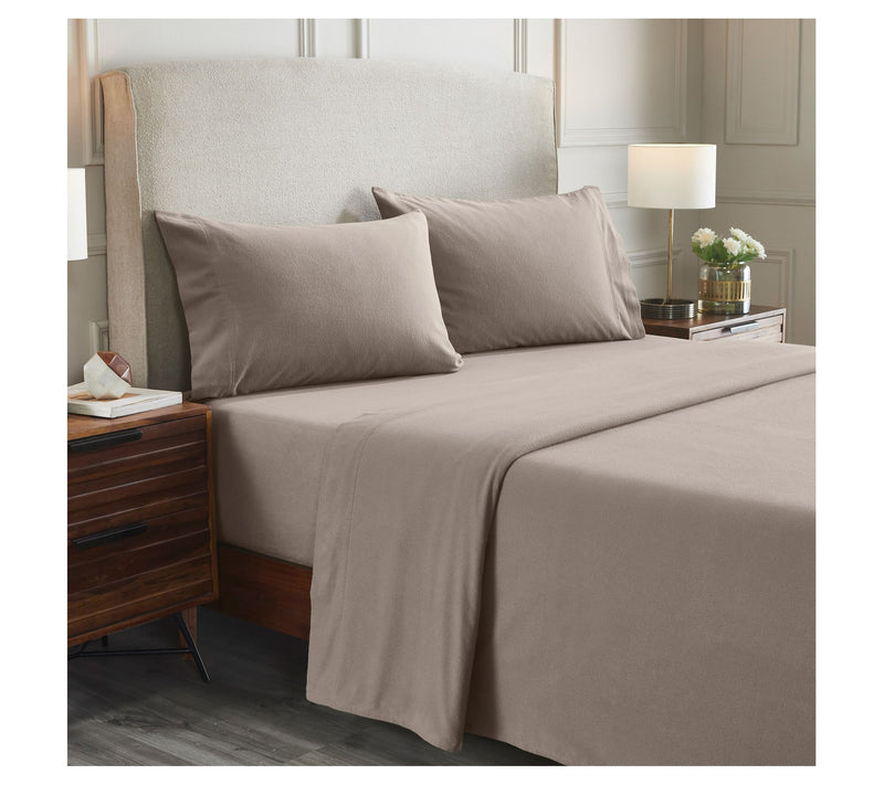 Superior Rome Flannel Solid Sheet Set, Cal. King — View 11