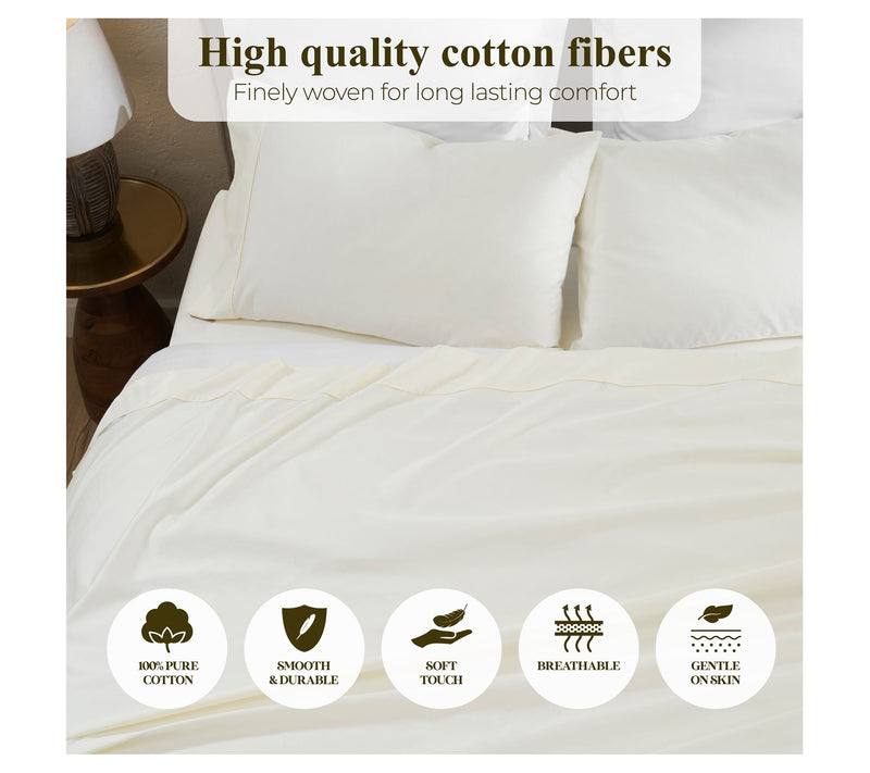 Superior Apus 500 TC Cotton Extra Deep Sheet Set, Queen — View 7