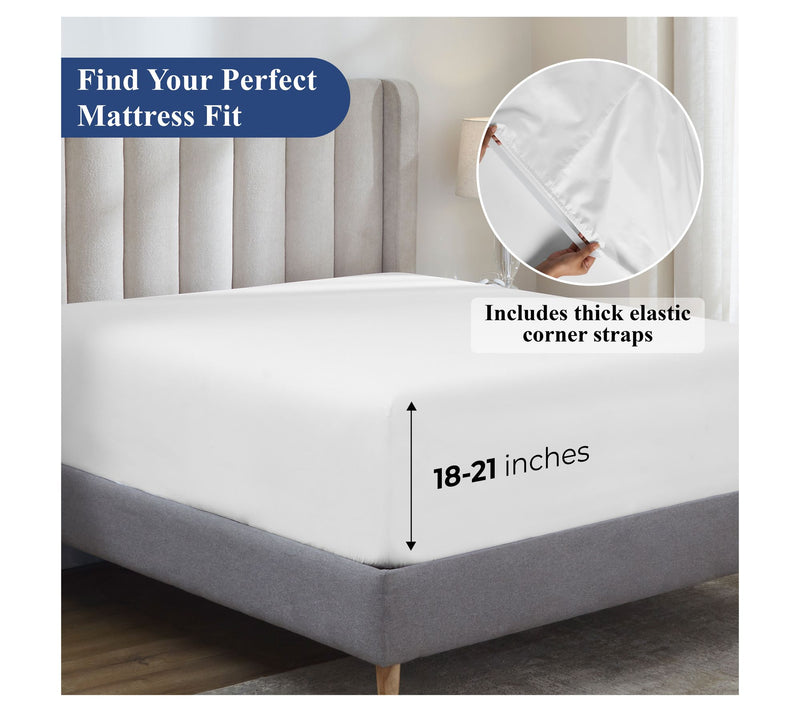 Superior Apus 500 TC Cotton Extra Deep Fitted Sheet, Cal/King — View 6