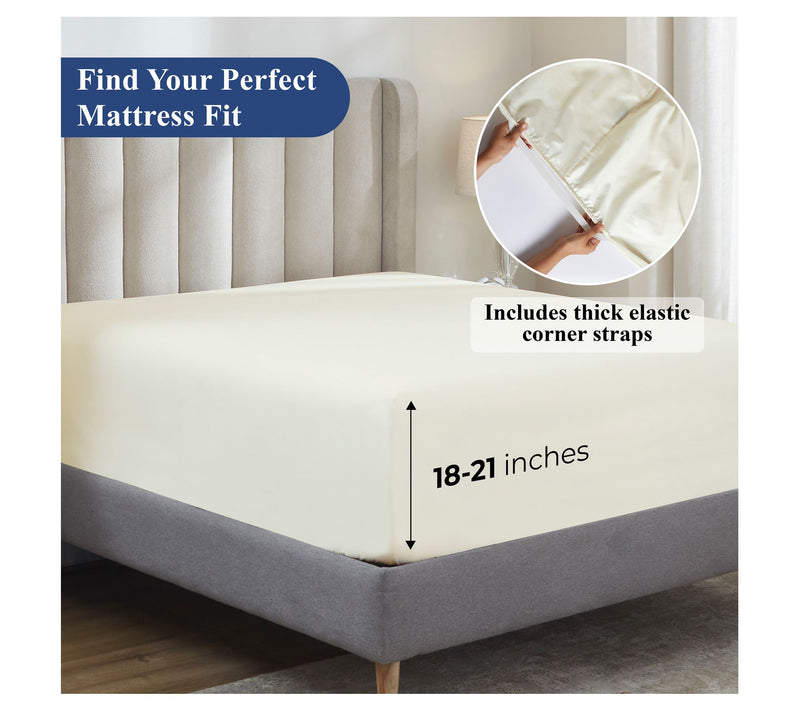 Superior Apus 500 TC Cotton Extra Deep Fitted Sheet, King — View 6