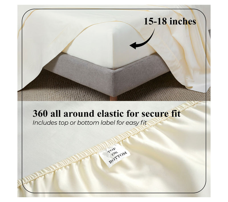 Superior Apus 500 TC Cotton Deep Pocket Sheet Set, Twin — View 7