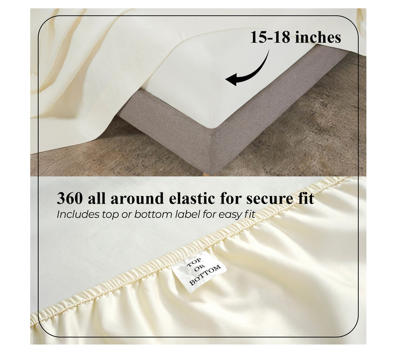 Superior PAVO 700 TC Cotton Deep Pocket Sheet Set, King — View 7