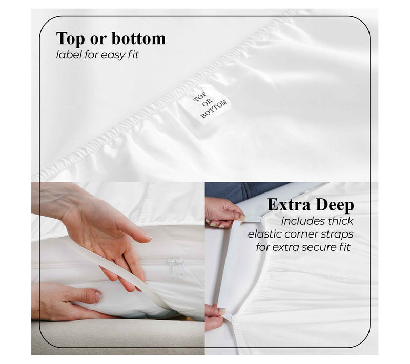 Superior Apus 500 TC Cotton Extra Deep Sheet Set, King — View 7