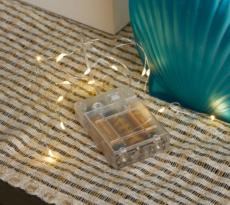 Set of 2 Illuminated Satin Finsh Seashells by Valerie — View 2