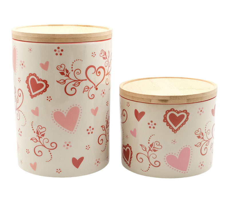 Temp-tations Seasonal 1-qt & 2-qt Stacking Canisters — Main view