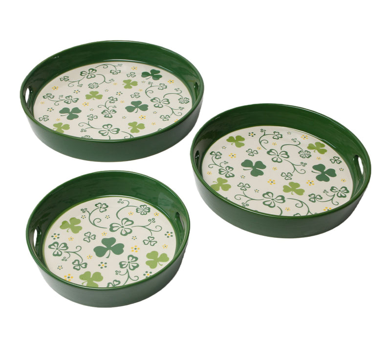 Temp-tations Seasonal Set of 3 Round Nesting Platters — View 7