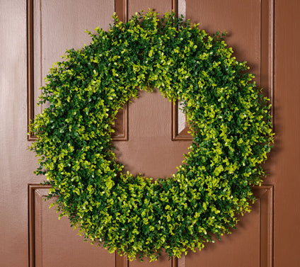 Wicker Park 24" Indoor/Outdoor Faux Floral Spring Wreath