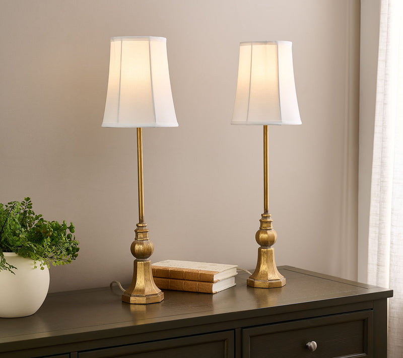 Set of (2) 28" Tassel Inspired Buffet Lamps with Shades by Valerie — View 5