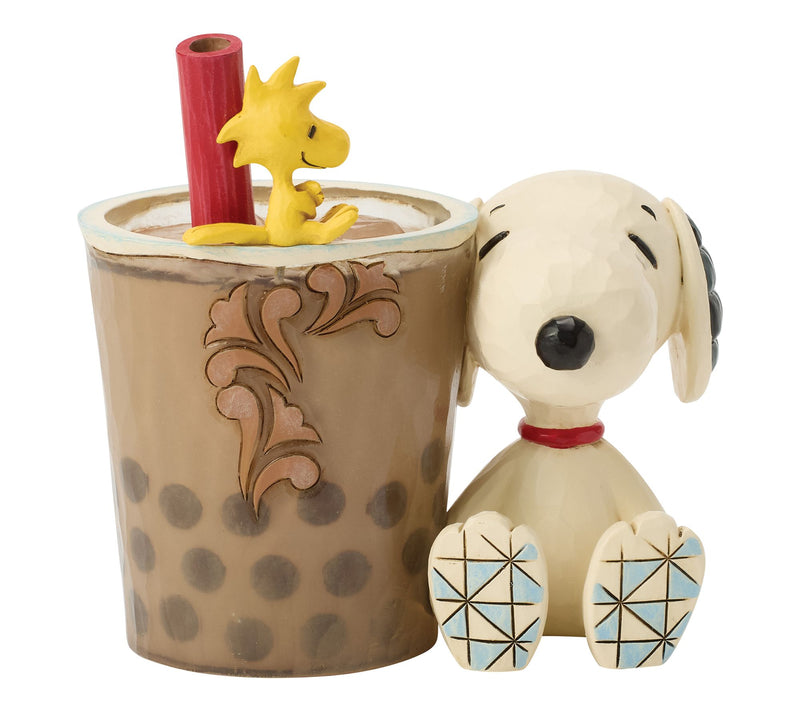 Peanuts by Jim Shore Snoopy and Woodstock Boba Figurine 4.3"H — Main view