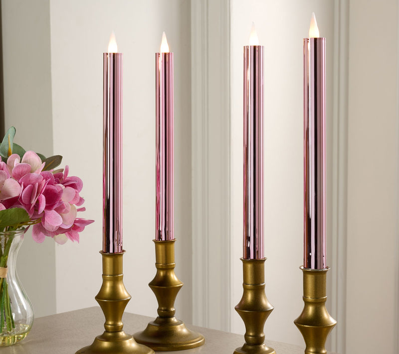 Set of 4_10" Candle Light High Shine Tapers by Valerie — Main view