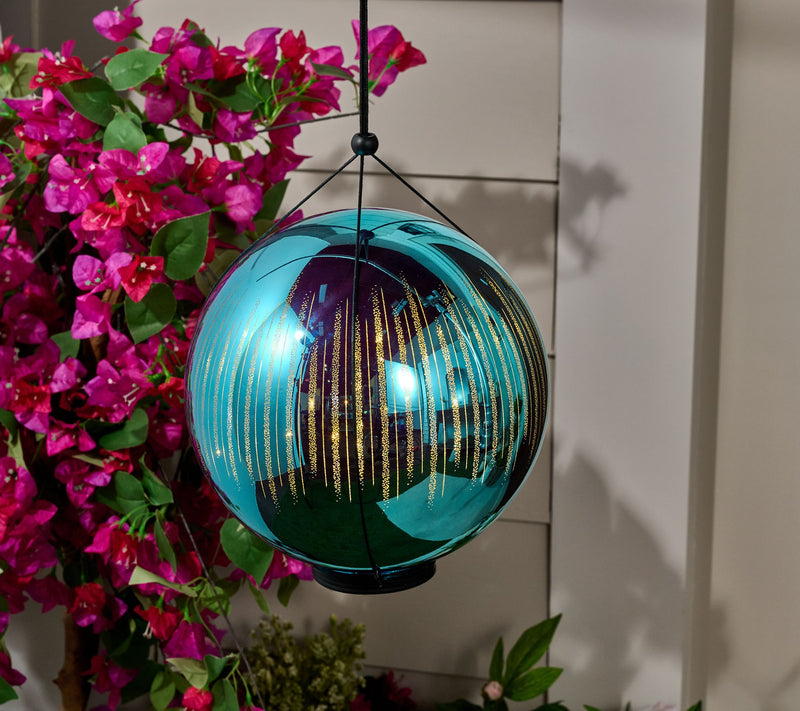 10" Starry Night Indoor/Outdoor Sphere by Valerie — View 10