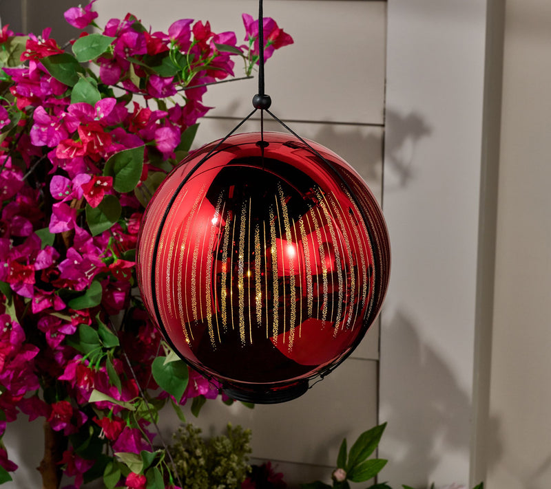 10" Starry Night Indoor/Outdoor Sphere by Valerie — View 11
