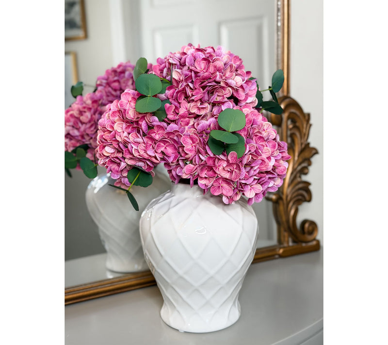 Simply Stunning S/3 Real Touch 24" Hydrangea Stems by Janine Graff — Main view