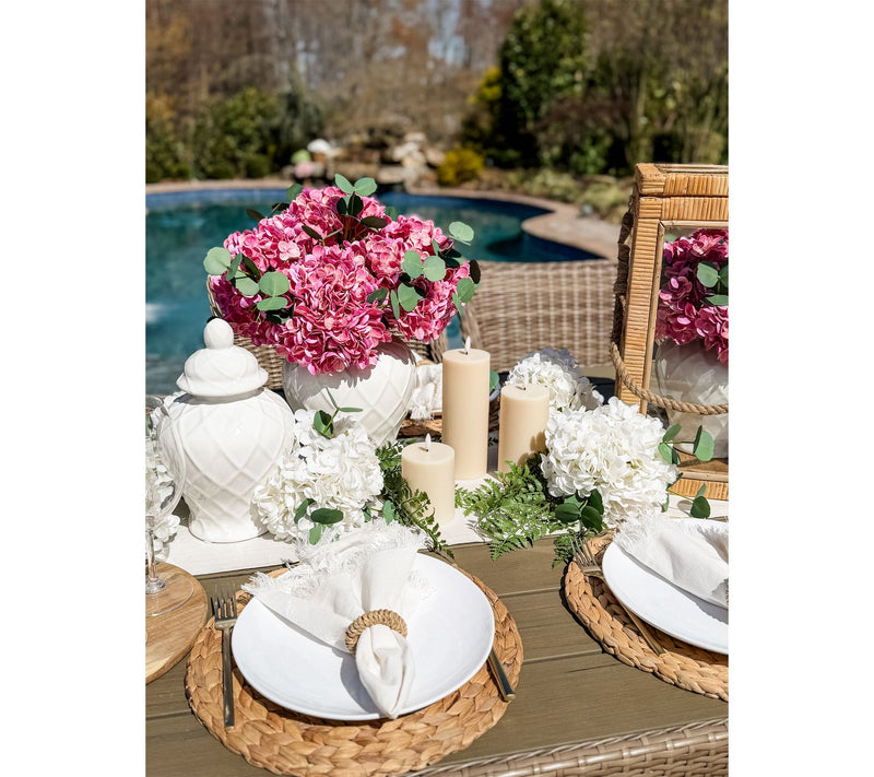 Simply Stunning S/3 Real Touch 24" Hydrangea Stems by Janine Graff — View 6