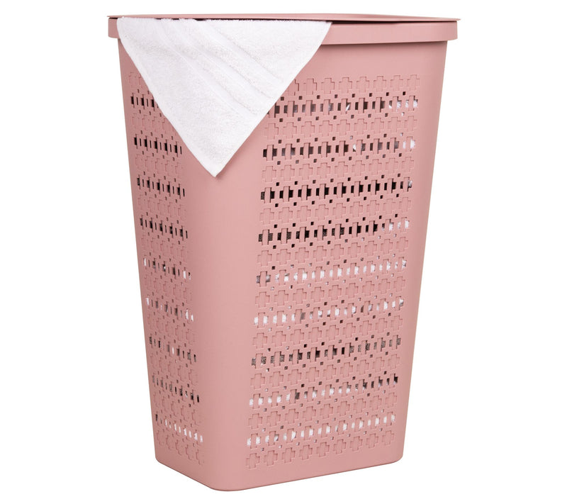 Mind Reader Slim Tapered Laundry Hamper with Lid — View 4