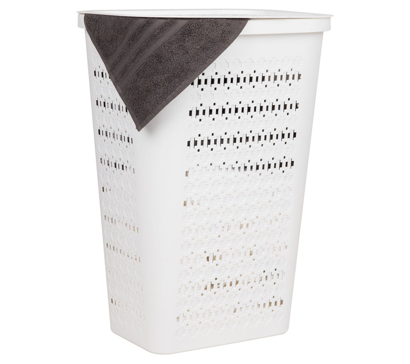 Mind Reader Slim Tapered Laundry Hamper with Lid — View 6