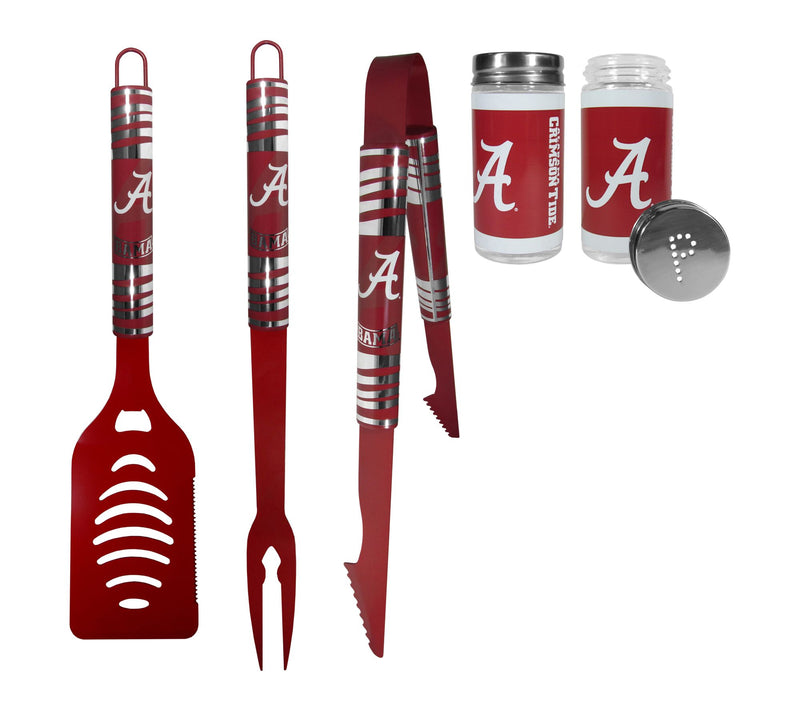 Siskiyou Sports College NCAA Color BBQ Tools with S&P Shakers — Main view
