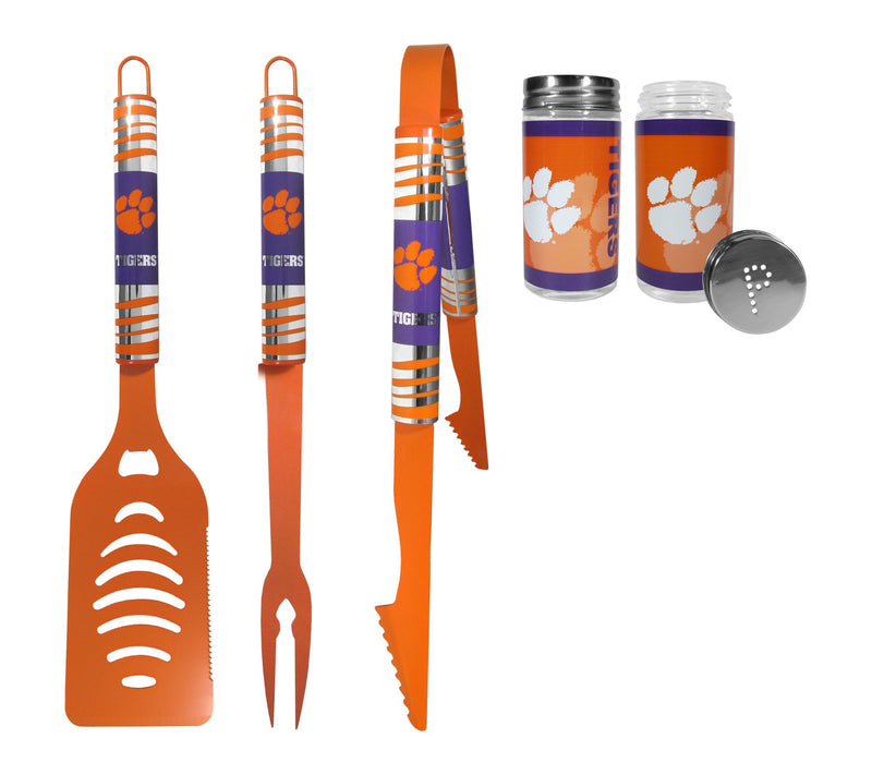 Siskiyou Sports College NCAA Color BBQ Tools with S&P Shakers — View 4