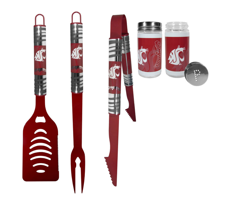 Siskiyou Sports College NCAA Color BBQ Tools with S&P Shakers — View 13