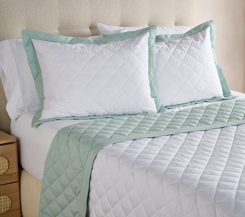 W by Wamsutta Reversible Down Alt Blanket & Sham Set- King — View 10