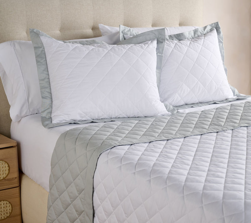 W by Wamsutta Reversible Down Alt Blanket & Sham Set- King — View 11