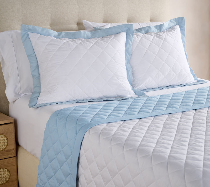 W by Wamsutta Reversible Down Alt Blanket & Sham Set- King — View 2