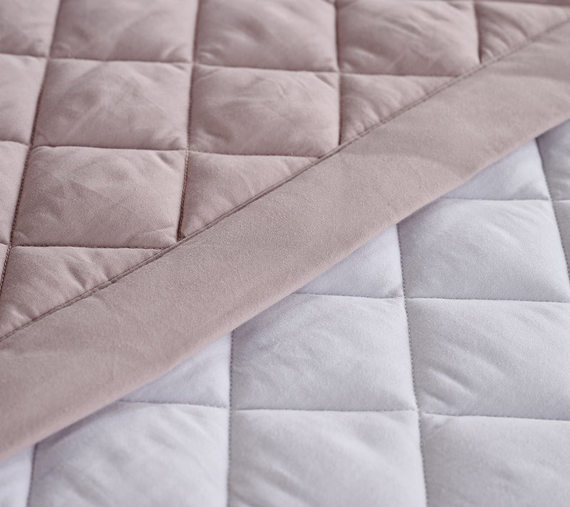 W by Wamsutta Reversible Down Alt Blanket & Sham Set- King — View 4