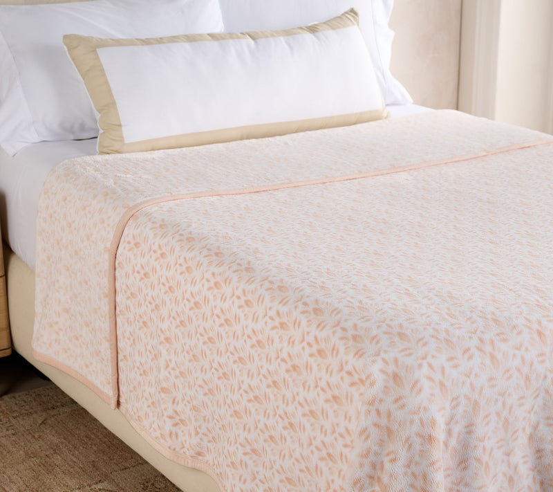 W by Wamsutta Fleur Damask Plush Printed Blanket- Twin — View 15