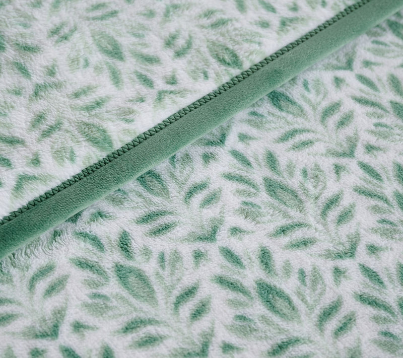 W by Wamsutta Fleur Damask Plush Printed Blanket- Full/Queen — View 4