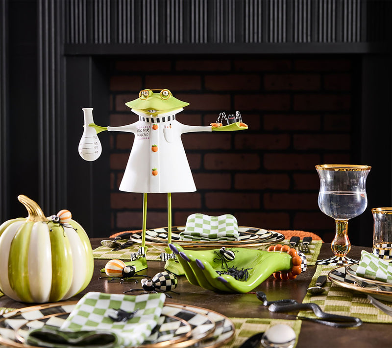 MacKenzie-Childs Greta Witch's Hand Ceramic Trinket Tray — View 2
