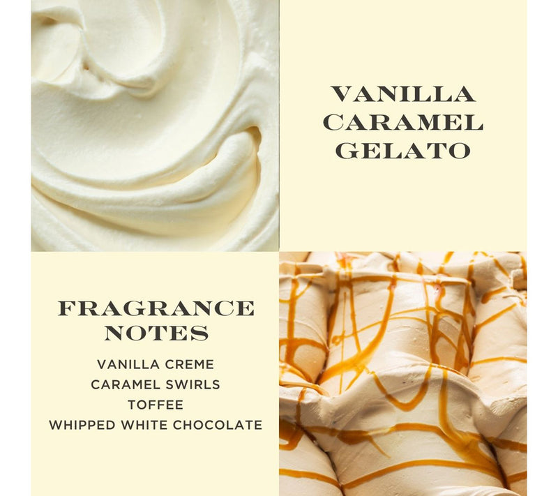 Elton John x Slatkin + Co. S/22oz Candle & 4oz Vanilla Caramel Gelato — View 3