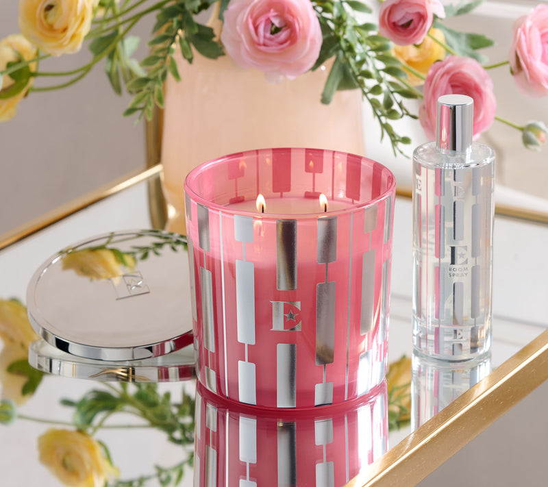 Elton John x Slatkin + Co. S/2 22oz Candle and 4oz Spray Strawberry Jam — Main view