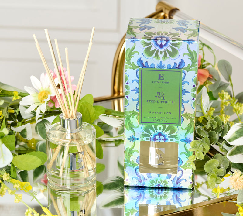 Elton John x Slatkin + Co. S/2 Fig Tree 4oz Reed Diffusers — Main view