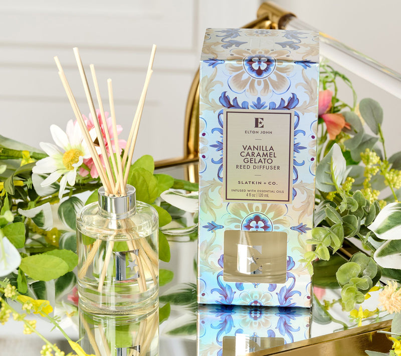 Elton John x Slatkin + Co. S/2 Vanilla Carmel 4oz Reed Diffusers — Main view