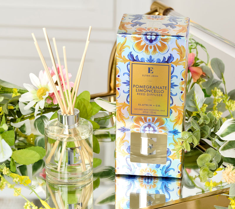 Elton John x Slatkin + Co. S/2 Pomegranate Limoncello__4oz Reed Diffusers — Main view