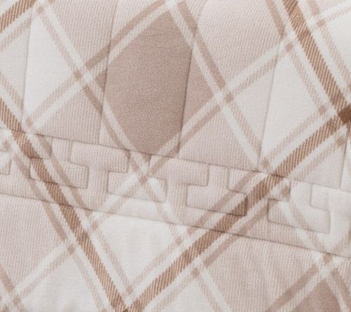Berkshire Polarfleece Diamond Plaid Comforter & Sham Set- King — View 2