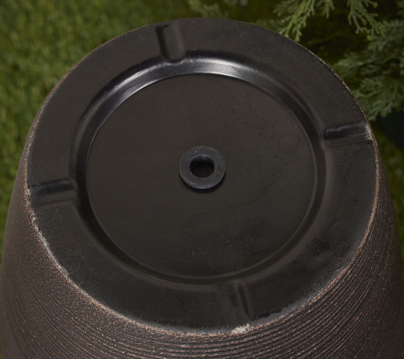 Wicker Park 21" Indoor/Outdoor Textured Tall Planter — View 6