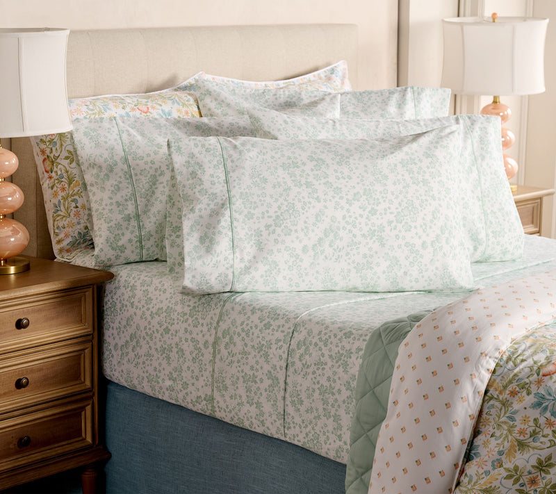 W by Wamsutta 400TC 100% Cotton Sheets & Extra Cases- Queen — View 4