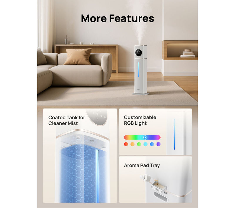 DREO 11 Liter Smart Humidifier with Cool Mist — View 7