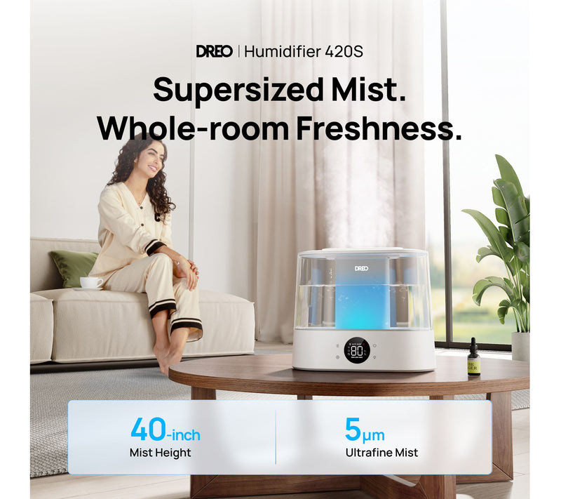 DREO 4 Liter Top Fill Smart Humidifier with Coo l Mist — View 2
