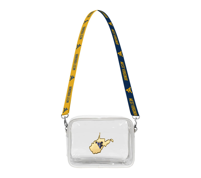 Littlearth NCAA 3D Logo Clear Fanny Fan Purse — View 2