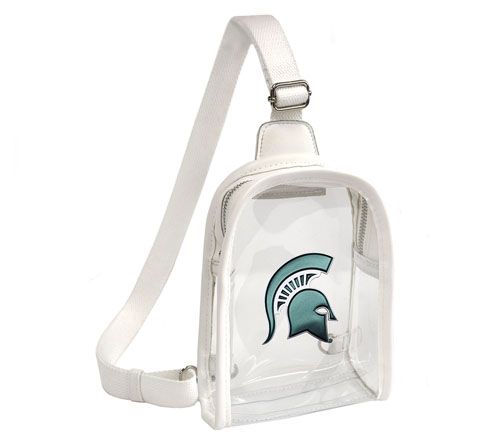 Littlearth NCAA 3D Logo Clear Mini Sling — View 30