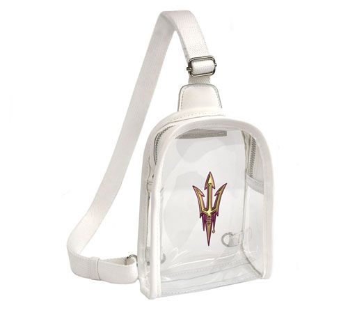 Littlearth NCAA 3D Logo Clear Mini Sling — View 35