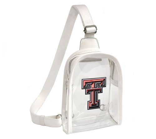 Littlearth NCAA 3D Logo Clear Mini Sling — View 48