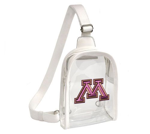 Littlearth NCAA 3D Logo Clear Mini Sling — View 51
