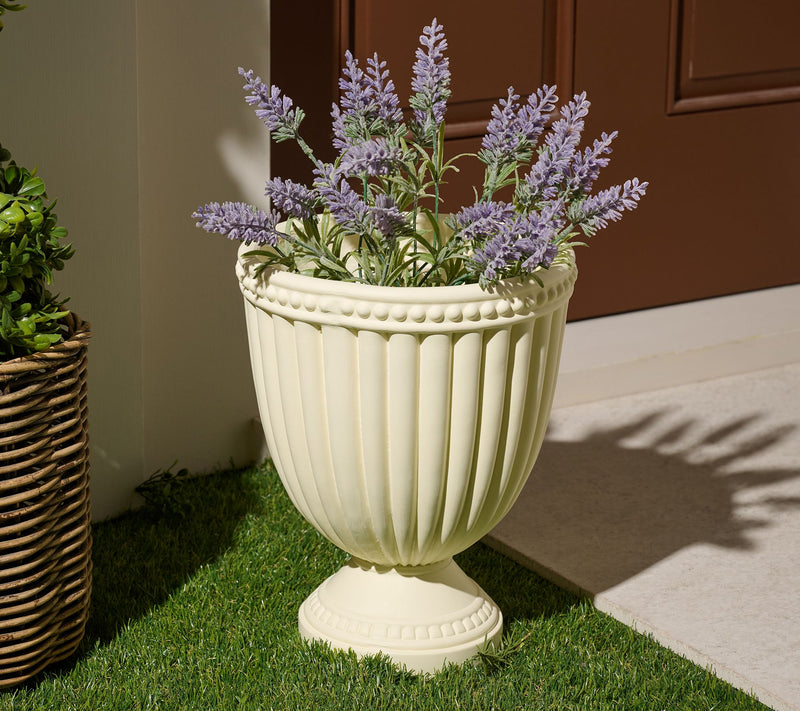 Wicker Park 12" Indoor/Outdoor Small Decorative Urn — View 2