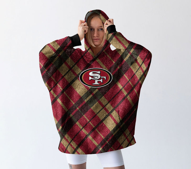 Pegasus Sports NFL Digital Dash Sherpa Hooded Fan Cape — Main view