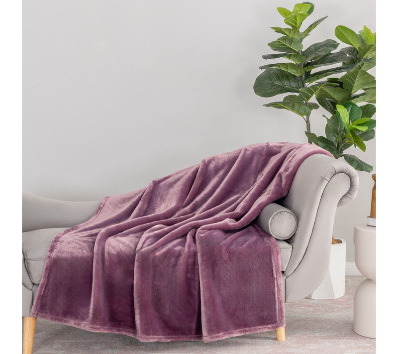 Berkshire 60x70 Shiny Grace Fur Throw — View 13