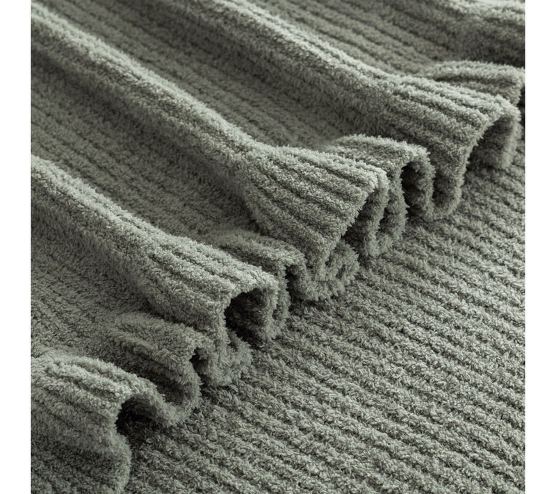 Berkshire 60x80 Oversized Hartford Knit Throw with Ruffle — View 2